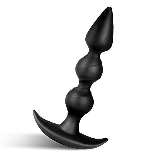 Anal Beads 3 Balls Butt Plugs Silicone Anal Plug Prostate Stimulator with Narrow Flared Base Adult Sex Toy for Men Women Couple Sex Factory