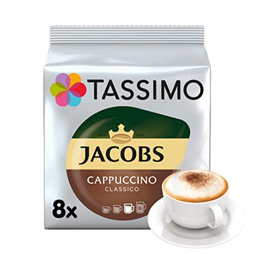 Tassimo GERMAN Jacobs Cappuccino Classico- Pack of 1-Imported-Now shipping from USA