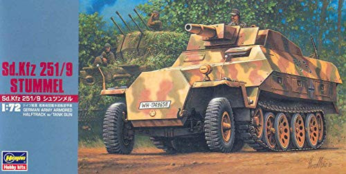 Hasegawa 1-72 Scale Sd-Kfz 251-9Stummel - Plastic Model Building Kit  31146