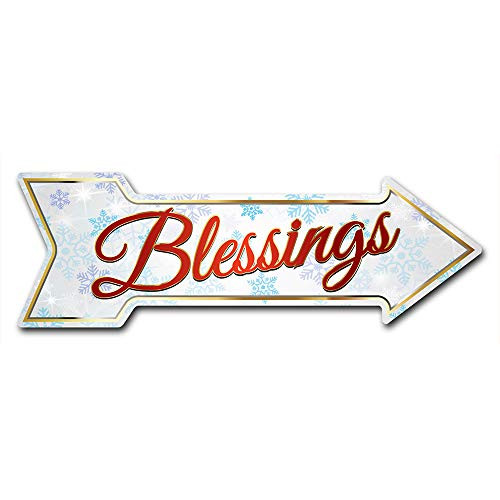 SignMission Decal Art Blessings Decal Indoor-Outdoor Decor 24 Directional Sticker Vinyl Wall Decals