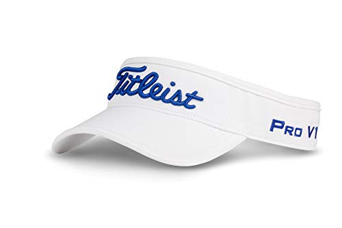 Titleist Mens Tour Performance Visor White-Royal