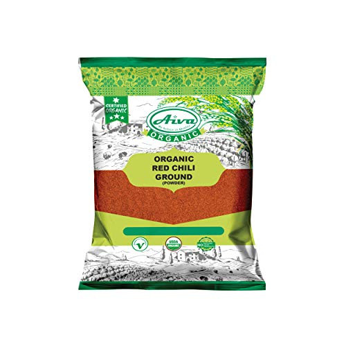 AIVA Organic Red Chili Powder -Mirchi Powder- 7 oz AIVA Organic Red Chili Powder -Mirchi Powder- 7 oz