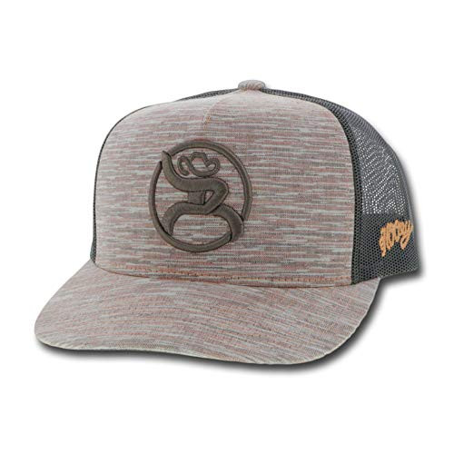 HOOEY Strap Roughy Tan-Brown 5-Panel Trucker with Brown Logo - OSFA