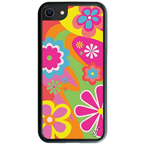Wildflower Limited Edition Cases Compatible with iPhone 6  7  8 or SE -Groovy Flowers-