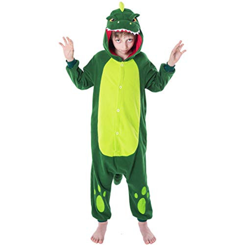 Spooktacular Creations Unisex Child Pajama Plush Onesie One Piece Dinosaur Animal Costume -2-3 yr-