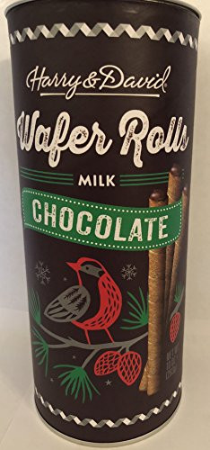 Harry and David  Milk Chocolate Wafer Rolls  10 ounce