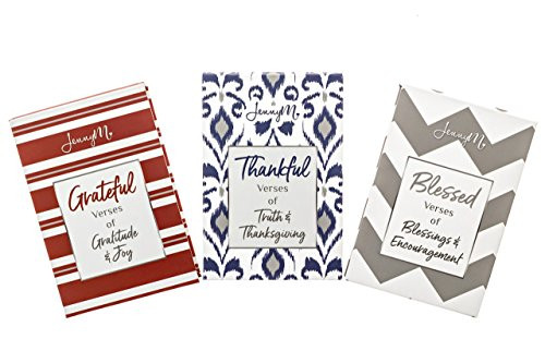 JennyM | Grateful, Thankful, Blessed -3 Pack Boxed Bible Verses Inspirational Prayer Cards, Memory Verse of the Day Scripture Cards & Keepsake Box, Boxed Inspirational Blessing Cards JennyM | Grateful, Thankful, Blessed -3 Pack Boxed Bible Verses Inspirational Prayer Cards, Memory Verse of the Day Scripture Cards & Keepsake Box, Boxed Inspirational Blessing Cards