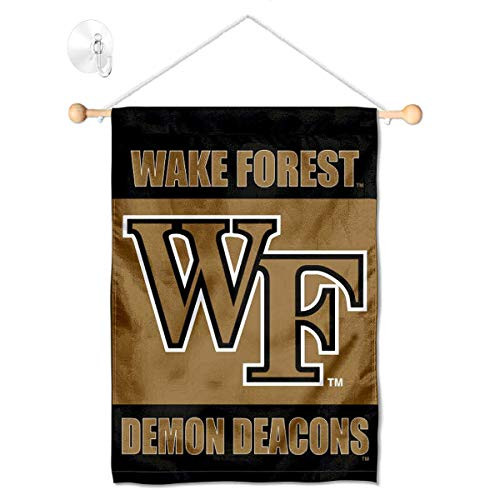 College Flags and Banners Co- Wake Forest Demon Deacons Banner for Windows Doors and Walls College Flags and Banners Co- Wake Forest Demon Deacons Banner for Windows Doors and Walls