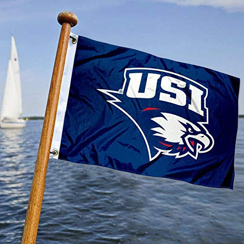 College Flags and Banners Co- Southern Indiana Screaming Eagles Boat and Nautical Flag