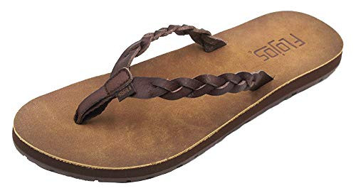 Flojos Womens NAVIDA Sandals  Brown-TAN  11 M US