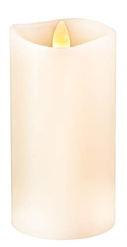 Flameless Candles Flickering Flame Effect Real Wax  LED Pillar Candles -D 3 x H 5- Real Wax with Timer and Battery Operated and Remote to Buy Separa