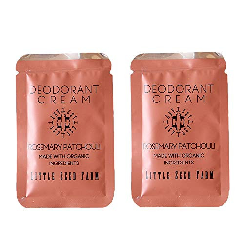 Little Seed Farm - Deodorant Cream Samples  2 Pack - Rosemary Patchouli