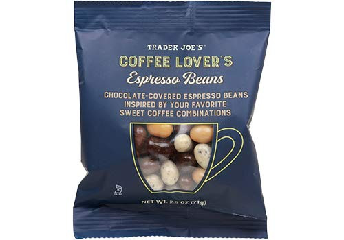 Trader Joes Coffee Lovers Chocolate-Covered Assorted Espresso Beans - 2-5 oz