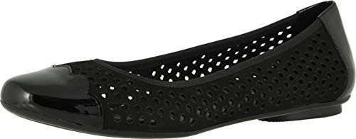 VANELi Scrim Black Perf Nappa-Mtch Patent and Elastic 9 W -D-