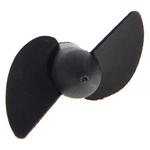 Fielect 1Pcs Two Blade Propeller for Ship Model Rc Boat Propeller Model Black Plastic Propeller Reversing 35mm Diameter 25mm Pitch M4 Hole Dia
