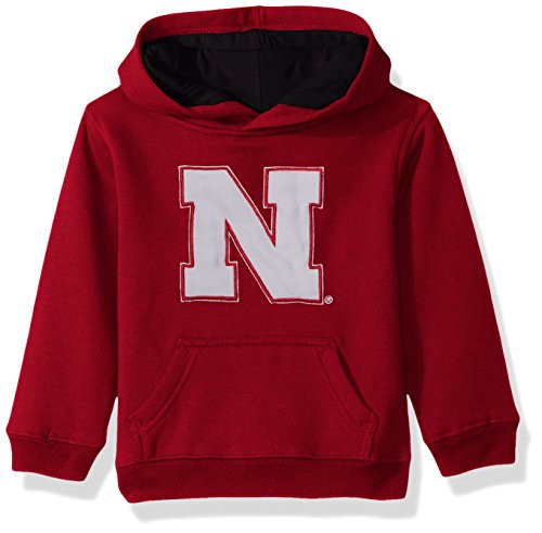 NCAA by Outerstuff NCAA Nebraska Cornhuskers Toddler Prime Fleece Pullover Hoodie  Dark Red  3T