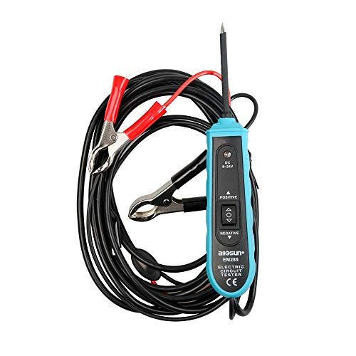 Power Probe Car Circuit Tester - SHGROUP Automotive Circuit Tester Tools with Auto Electrical System Testing Functions 6-24V DC