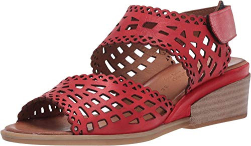 Spring Step Womens Petra Slingback Sandal Red EU 42 - US 10-5-11