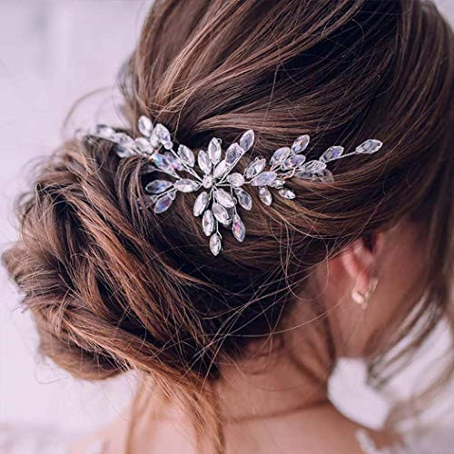 Ludress Crystal Wedding Hair Vines Rhinestone Headband Bridal Hair Headpieces Hair Accessories for Brides and Bridesmaids Ludress Crystal Wedding Hair Vines Rhinestone Headband Bridal Hair Headpieces Hair Accessories for Brides and Bridesmaids
