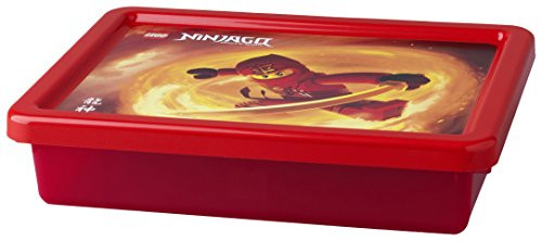 Lego 40921738 Lego Ninjago Small Storage Box Lego Ninjago Storage Box Transparent Red,Small