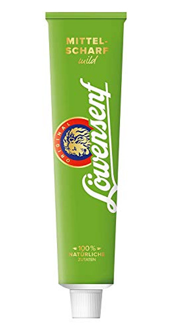 LÖWENSENF Mild - German Mild Mustard -Tube 200ml - 7 Oz-- LÖWENSENF Mild - German Mild Mustard -Tube 200ml - 7 Oz--