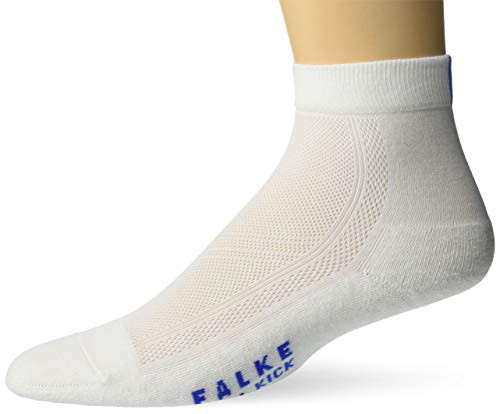 FALKE unisex-adult Cool Kick Short Socks - Sports Performance Fabric  White -White 2000-   US 6-5-8-5 -EU 39-41 ? UK 5-5-7-5-  1 Pair