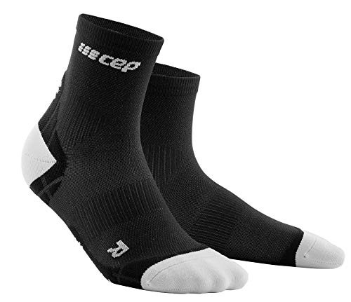 CEP ultralight short socks  black-light grey  men III