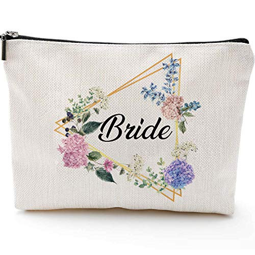 Big Makeup Bag Cosmetic Bag Bride Bridal Shower Gifts Bachelorette Gifts Bachelorette Party Favors Wedding Gifts Engagement Gifts Bride Gifts Bride Ma