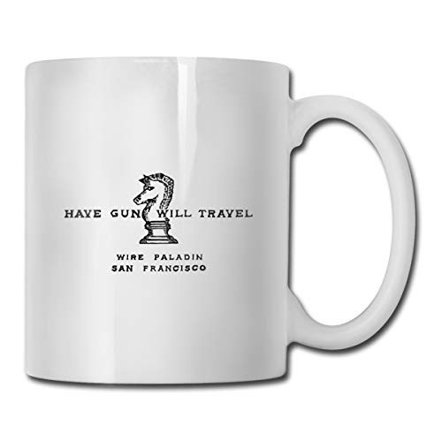 Have Gun Will Funny Coffee Mug 11oz Novelty Ceramic Cup Tea Mugs Christmas  Xmas  Birthday  Wedding  Fathers Day Valentines Day