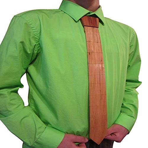 Wooden Tie Necktie Plans DIY Handmade Mens Accessories Gift Build Your Own