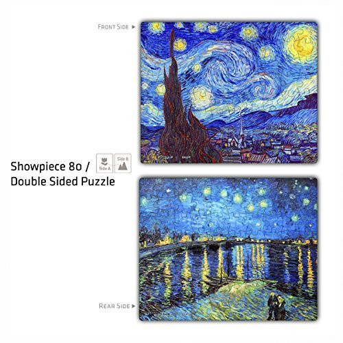 Pintoo - HE1004 - Van Goghs Starry Night - 80 Piece Plastic Puzzle