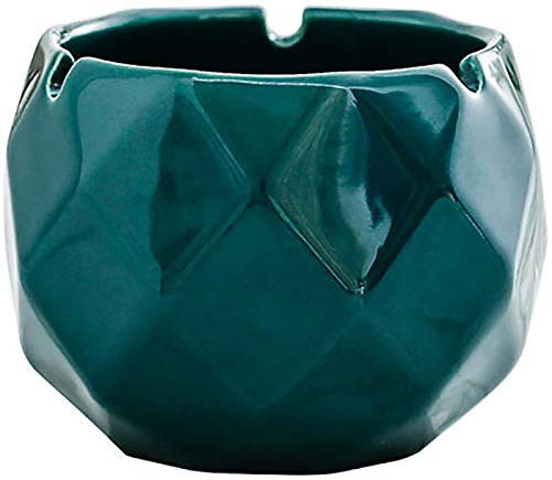 Chiconon Ashtray Windproof Ceramic Ash Holder Cigarette Ashtray for Patio Outdoor Indoor Home Decoration