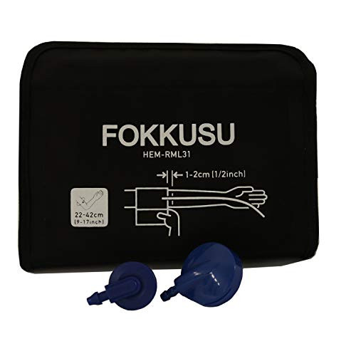 Blood Pressure Cuff for Omron BP Monitor 5  7 10 Series - D Ring Cuff Replacement for BP742N  BP786  BP785N  BP761  BP710N  Large 9-17 Inches