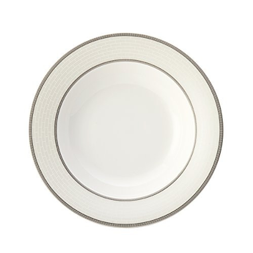 Mikasa Palazzo Porcelain Rim Soup Bowl, 10.75-Ounce