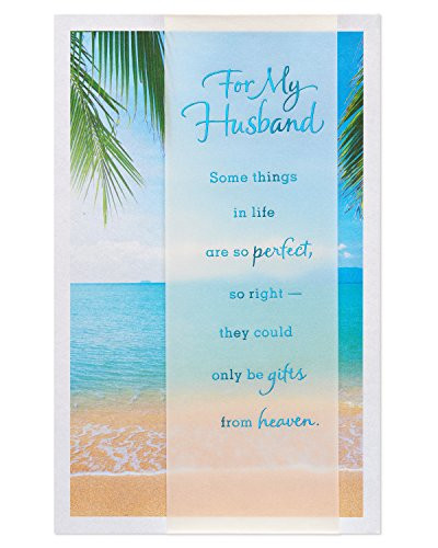 American Greetings Religious Beach Father's Day Card for Husband with Foil (6051620)
