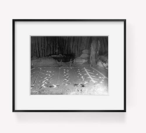 INFINITE PHOTOGRAPHS Photo Sand Painting - Wind Doctors Ceremony-Navaho - Navajo Indians - January 1905 - Curtis - Poster Wall Art INFINITE PHOTOGRAPHS Photo Sand Painting - Wind Doctors Ceremony-Navaho - Navajo Indians - January 1905 - Curtis - Poster Wall Art