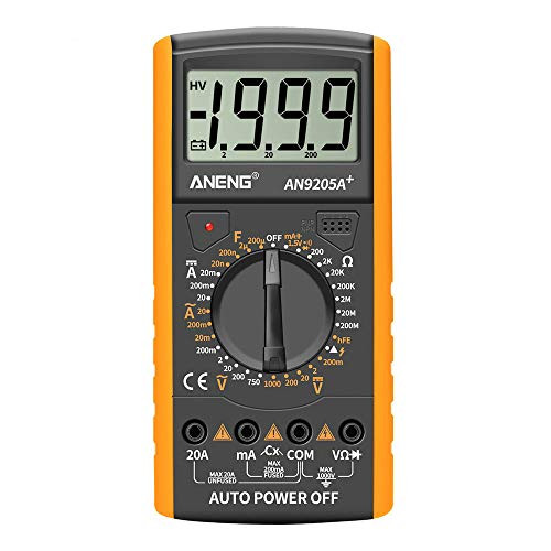 2000 Counts Digital Multimeter Test Voltmeter  LCD Display Multi Tester  Transistor-Diode-AC-DC Voltage Tester Meter Tester