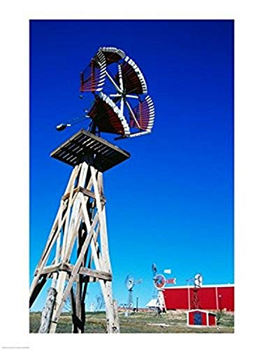 Posterazzi SAL1486807 Low angle view of a windmill American Wind Power Center Lubbock Texas USA Poster Print  18 x 24