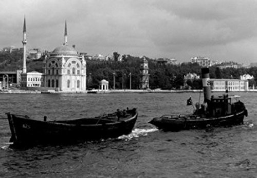 Posterazzi Turkey Istanbul boats on water Poster Print  -18 x 24-