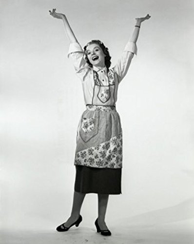 Posterazzi Young woman standing with her arms raised Poster Print  -18 x 24-