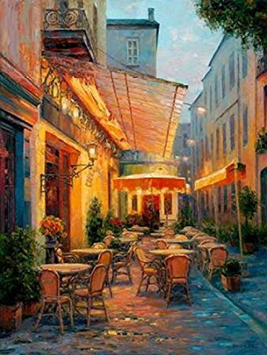 Posterazzi Caf-Van Gogh 2008 Arles France Poster Print by Haixia Liu  -9 x 12-