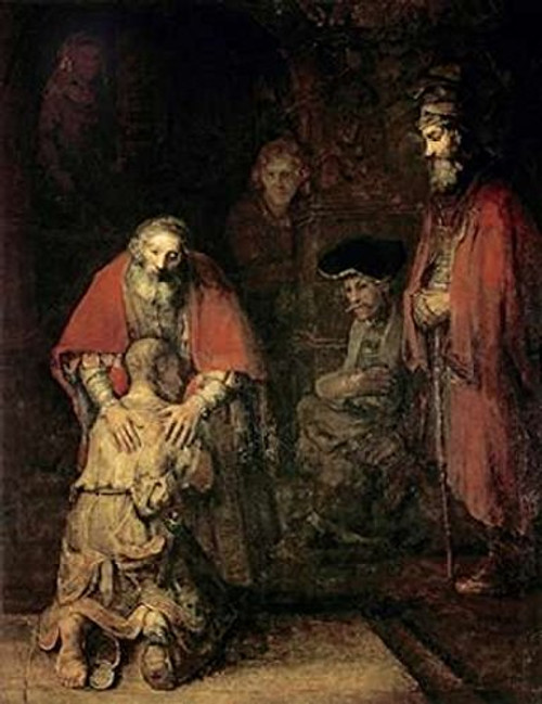 Posterazzi Return of The Prodigal Son Poster Print by Rembrandt Van Rijn  -18 x 24-