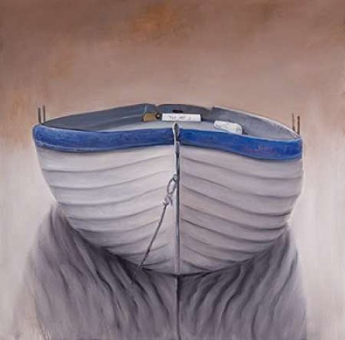 Posterazzi Collection Canoe Boat Poster Print by Atelier B Art Studio -12 x 12-