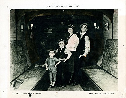 Posterazzi The Boat Lobbycard Sybil Seely -Second Buster Keaton -Right- 1921 Movie Masterprint Poster Print  -14 x 11-  Varies