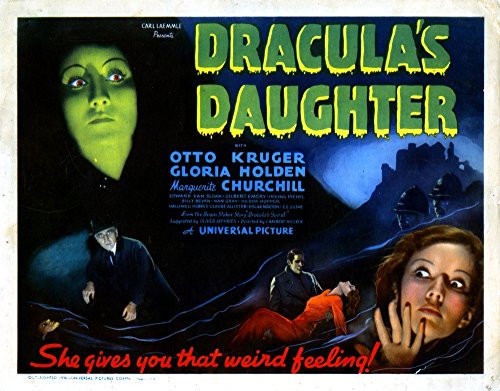 Posterazzi DraculaS Daughter From Left Gloria Holden Edward Van Sloan Marguerite Churchill 1936 Movie Masterprint Poster Print  -14 x 11-