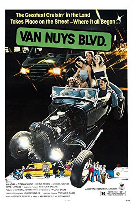 Posterazzi Van Nuys Blvd- 1979 Crown International-Courtesy Everett Collection Movie Masterprint Poster Print  -11 x 17-