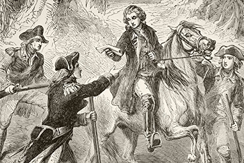 Posterazzi Major Andre Is Captured Poster Print by John Paulding David Williams And Isaac Van Wart During The American Revolutionary War- From A 19Th