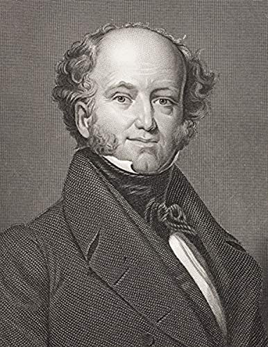 Posterazzi Martin Van Buren 1782-1862 8Th President Of The United States From The Book Gallery Of Historical Portraits Published C 1880 Poster Print
