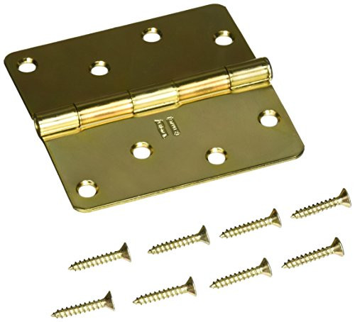 NATIONAL MFG/SPECTRUM BRANDS HHI N830-264 Door Hinge, 4-Inch, Brass Tone