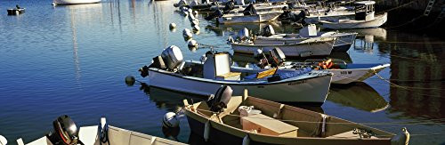 Posterazzi PPI158229LARGE Boats at a harbor Provincetown Cape Cod Barnstable County Massachusetts USA Poster Print  12 x 36